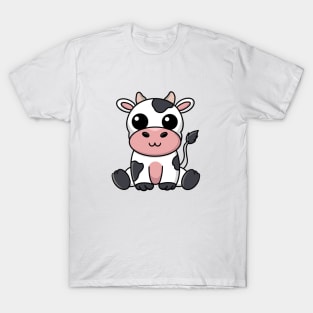 cute kawaii cow T-Shirt